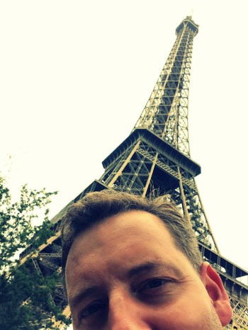 Eiffel Tower selfie
