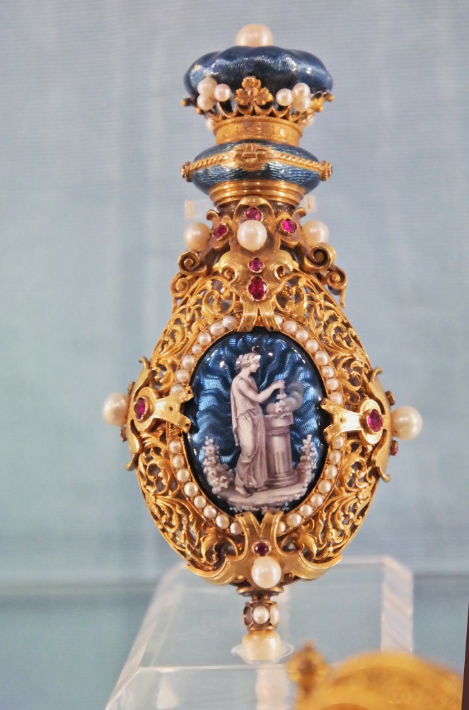 An 18th century perfume bottle.