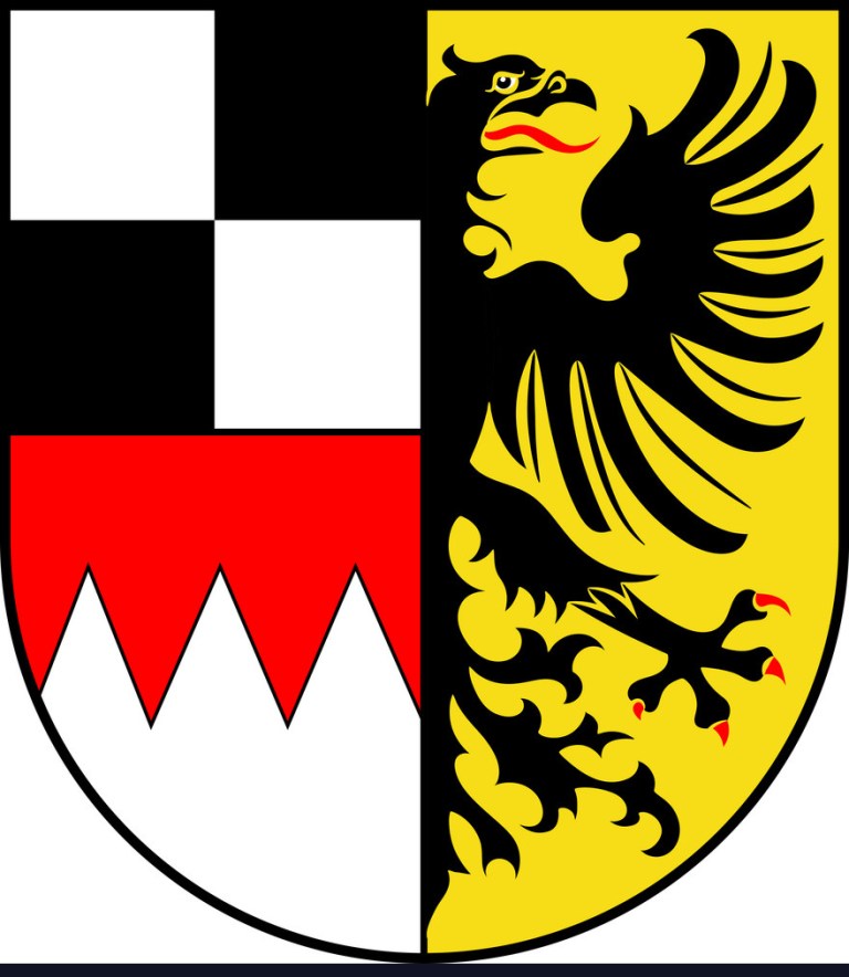 Coat of arms of Middle Franconia in Bavaria, Germany